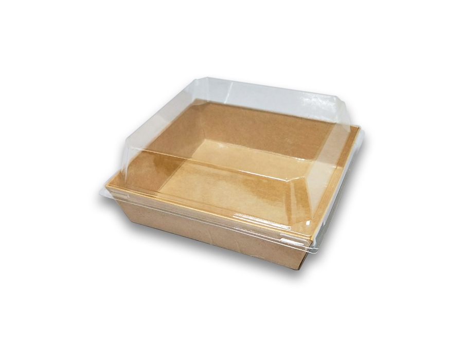 方型透明輕食盒-2號